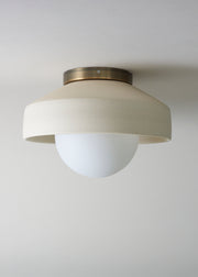 Mori Flush Mount in Chalk - Victoria Morris